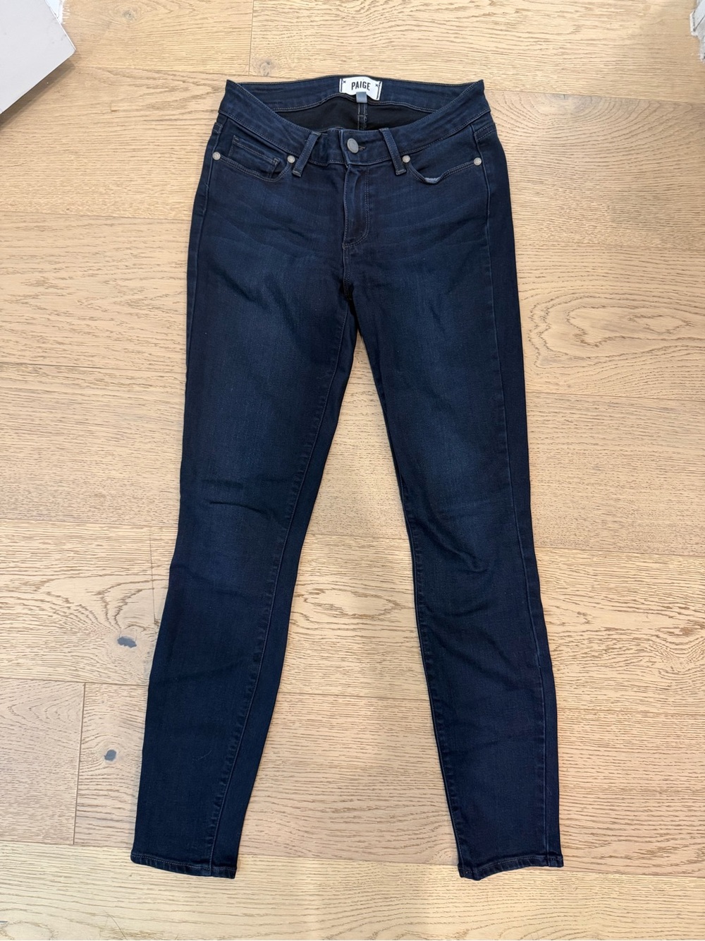 PAIGE Indigo Black Skinny Jeans
